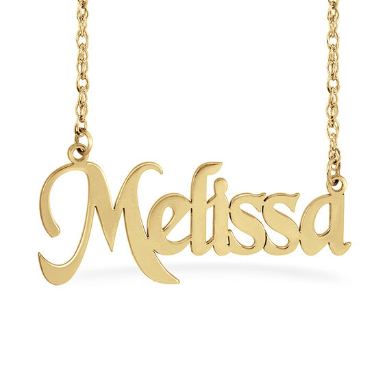 Script Name Necklace (1 Line)