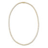 4mm Cubic Zirconia Tennis Necklace in 10K Gold - 22"