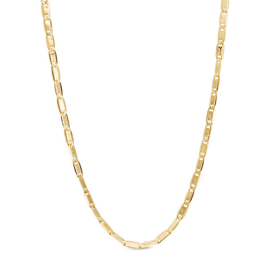 Gauge Valentino Chain Necklace in 10K Hollow Gold