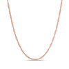 Thumbnail Image 0 of Child's 030 Gauge Singapore Chain Necklace in 14K Rose Gold - 13"