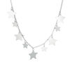 Thumbnail Image 0 of Star Dangle Necklace in Sterling Silver - 19"