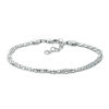 Thumbnail Image 0 of 120 Gauge Alternating Multi-Shaped Beads Bracelet in Sterling Silver - 7.5"