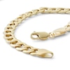 Thumbnail Image 5 of 10K Hollow Gold Curb Chain Bracelet - 8.5&quot;