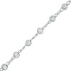 Thumbnail Image 0 of 050 Gauge 5mm Diamond-Cut Bead Station Bracelet - 8.5"