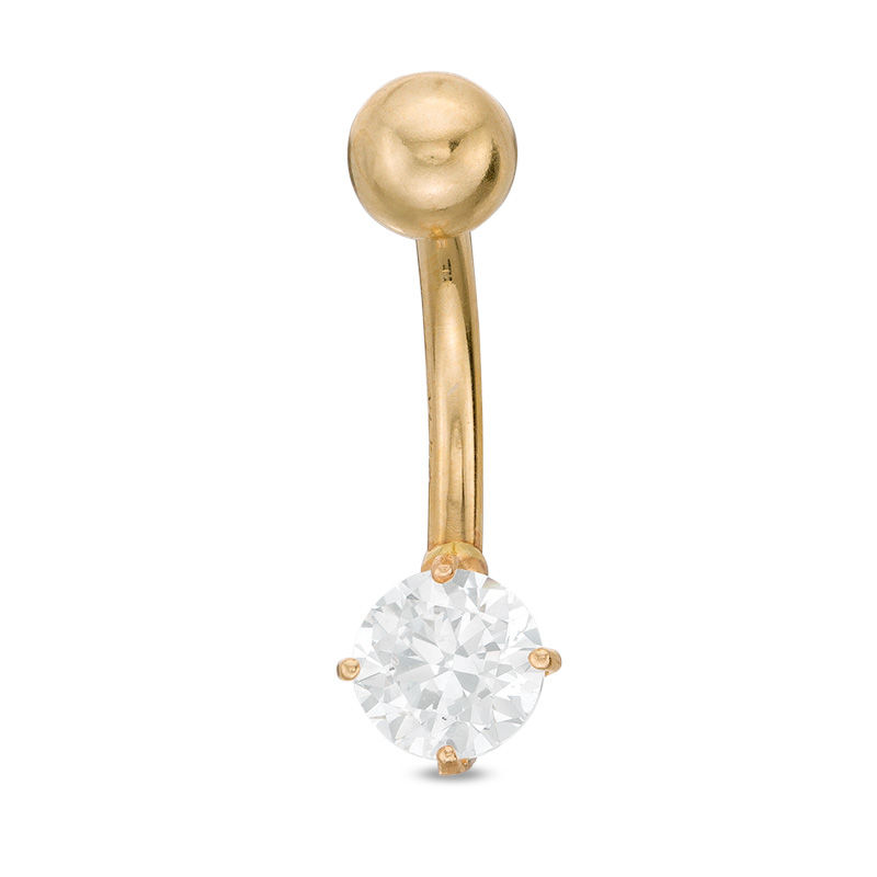 Small gold deals belly button rings