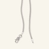 Thumbnail Image 2 of Sterling Silver Curb Chain Made in Italy - 20&quot;