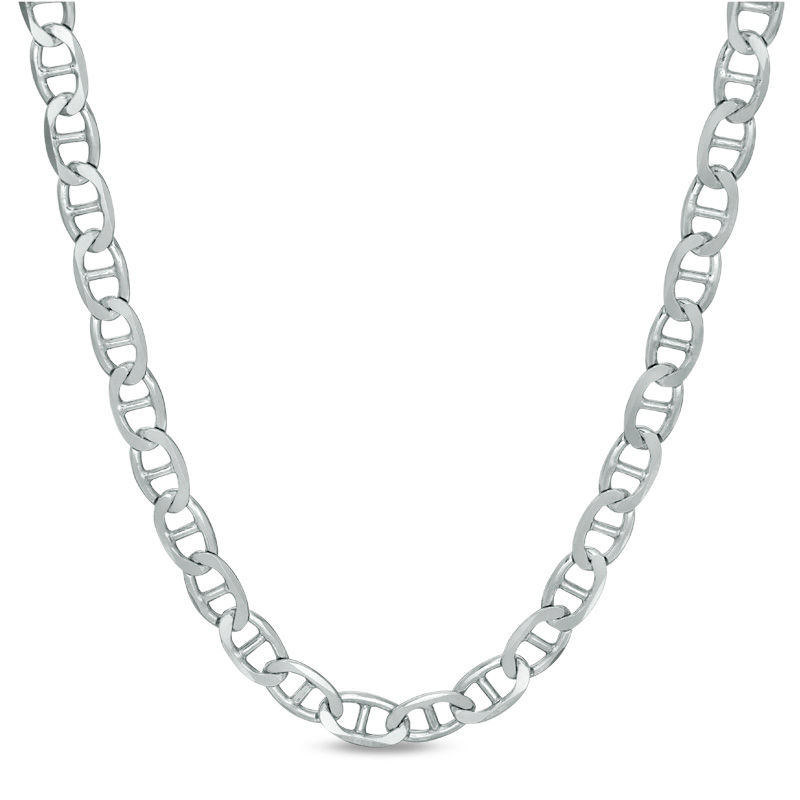 Gauge Mariner Chain Necklace in Sterling Silver