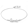 Thumbnail Image 1 of Diamond Accent Lowercase &quot;love&quot; Bolo Bracelet in Sterling Silver - 9.5&quot;