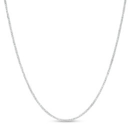 10K Solid White Gold Wheat Chain - 20&quot;