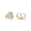 Thumbnail Image 2 of 1 CT. T.W. Diamond Frame Flower Stud Earrings in 10K Gold