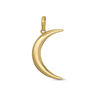 10k gold moon necklace