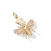 Thumbnail Image 3 of Cubic Zirconia Bumblebee with Crown Necklace Charm in 10K Solid Gold