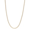 Thumbnail Image 1 of Made in Italy 060 Gauge Rope Chain Necklace in 14K Hollow Gold - 24&quot;