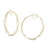 Thumbnail Image 1 of 10K Gold Bonded Loose Braid Hoops Made in Italy