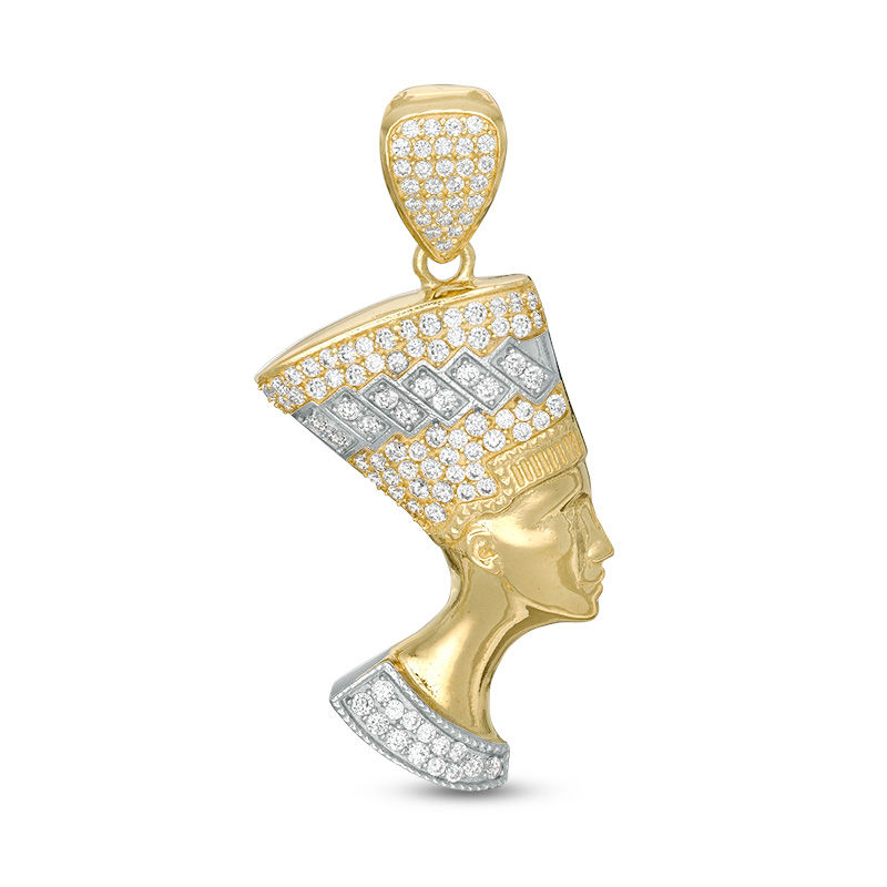 Queen nefertiti deals gold pendant