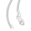 Thumbnail Image 5 of Sterling Silver Curb Chain Made in Italy - 22&quot;