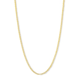 040 Gauge Diamond-Cut Valentino Chain Necklace in 14K Hollow Gold - 18&quot;