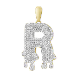 Statement Diamond Initial Necklace – House of K'dor