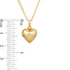 Thumbnail Image 3 of Child's 14K Gold Fill CZ Heart-Shaped Locket Pendant - 15&quot;