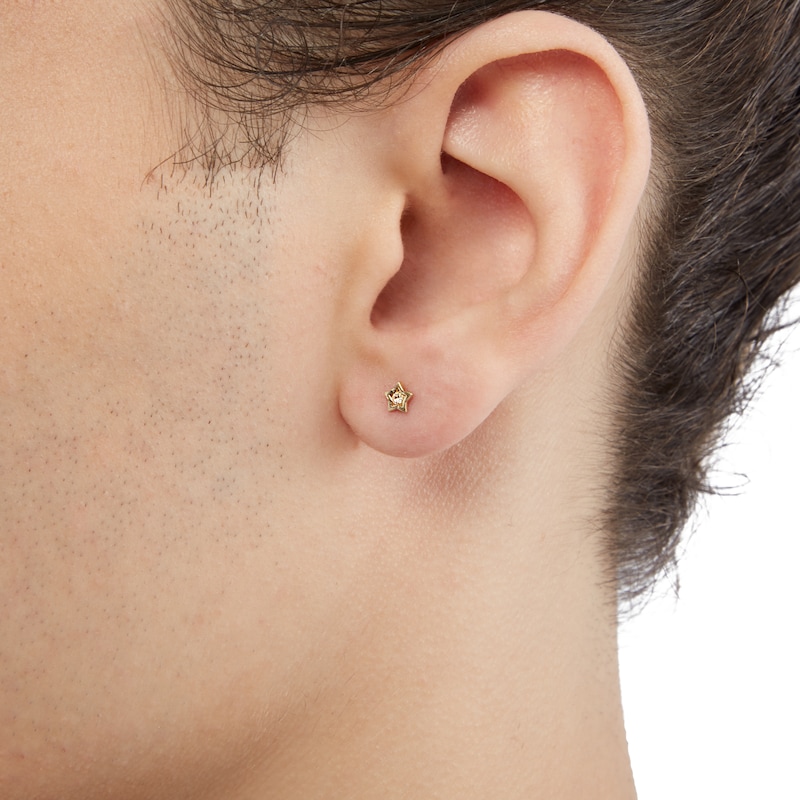 Zircon Ear Piercing Earring, Earrings English Letters