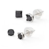 Thumbnail Image 1 of 4mm Black Cubic Zirconia Stud Earrings Set in Solid Sterling Silver