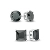 Thumbnail Image 0 of 7mm Black Cubic Zirconia Stud Earrings Set in Sterling Silver