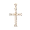 Thumbnail Image 0 of Cubic Zirconia Celtic Knot Cross in 10K Gold