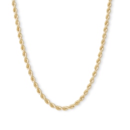 10K Hollow Gold Rope Chain - 26&quot;