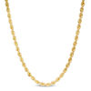 Gauge Rope Chain Necklace in 10K Gold