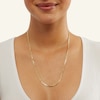 Thumbnail Image 2 of 100 Gauge Diamond-Cut Curb Chain Necklace in 14K Solid Gold - 22"