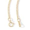 Thumbnail Image 2 of Child's 050 Gauge Curb Chain Necklace in 14K Hollow Gold - 15&quot;