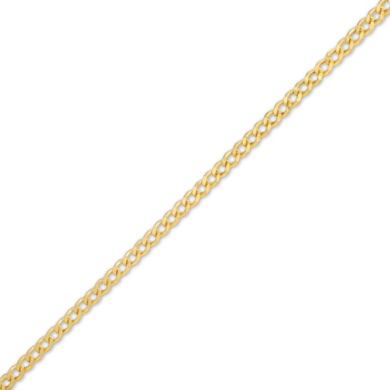 Child's 050 Gauge Curb Chain Bracelet in 14K Gold - 5.5"
