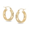 Thumbnail Image 0 of 20mm Tube Hoop Earrings in 10K Gold