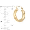 Thumbnail Image 1 of 20mm Tube Hoop Earrings in 10K Gold