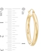 Thumbnail Image 1 of 25mm Hoop Earrings in 14K Tube Hollow Gold