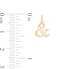 Thumbnail Image 2 of Cubic Zirconia &quot;&&quot; Symbol Necklace Charm in 10K Gold