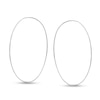 Thumbnail Image 1 of 100mm Tube Hoop Earrings in Sterling Silver