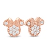 Thumbnail Image 0 of Child's ©Disney Minnie Mouse Stud Earrings in Sterling Silver with 14K Rose Gold Plate