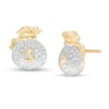 Thumbnail Image 1 of 1/10 CT. T.W. Diamond Money Bag Stud Earrings in 10K Gold