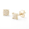 Thumbnail Image 1 of 1/20 CT. T.W. Composite Diamond Cushion Stud Earrings in 10K Gold