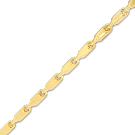 Fancy Chain Bracelet in 10K Gold Bonded Sterling Silver - 8.5"