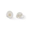 Thumbnail Image 2 of 8mm Iridescent Solitaire Stud Earrings in 14K Gold