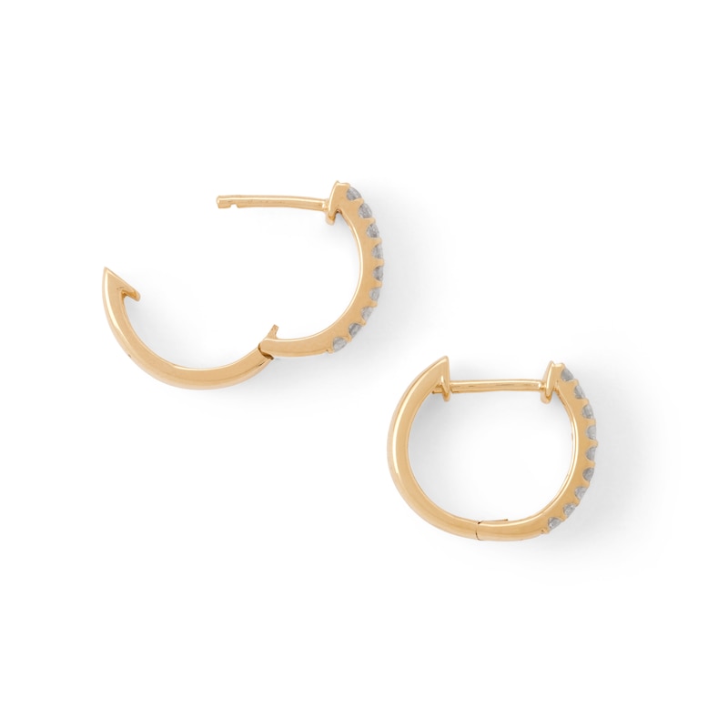 Men's 1/2 Ct. T.W. Diamond Hoop Earrings in 10K Gold