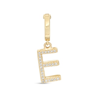 10pcs Initial charm, small Letter Charm, Stamped Letter Charm for  personalized jewelry necklace or bracelet Gift，micro pave cz