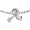 Thumbnail Image 2 of 5mm Cubic Zirconia Line Bolo Bracelet in Sterling Silver - 10&quot;