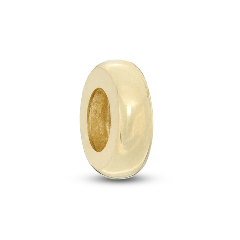 Bead Spacer Charm in 10K Solid Gold
