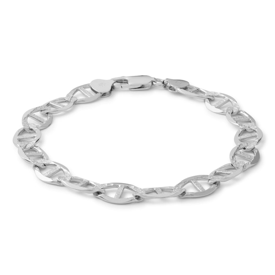 Made in Italy Heart Toggle Bracelet in Hollow Sterling Silver - 8