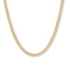 Made in Italy 3.5mm Cuban Curb Chain Necklace in 10K Semi-Solid Gold - 20"