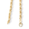 Thumbnail Image 5 of 10K Hollow Gold Loose Rope Chain Made in Italy - 24&quot;