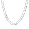 Thumbnail Image 1 of Made in Italy 150 Gauge Solid Figaro Chain Necklace in Sterling Silver - 20&quot;